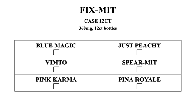 Vista previa de FIX MIT 12CT Bottles